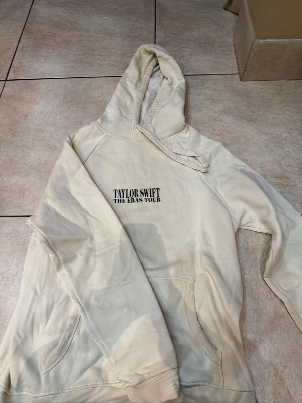 Taylor Swift Cream 'The Eras Tour' Pullover Hoodie